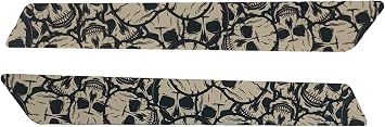 Kustom Cycle Parts Premium Aftermarket Black and White Skulls Saddlebag Inserts! in pairs. Fits Harley Davidson Touring Models. Street Glides Road Glides Road King Ultra Eletra Glide. Made in USA 2014 and Newer. Black and White