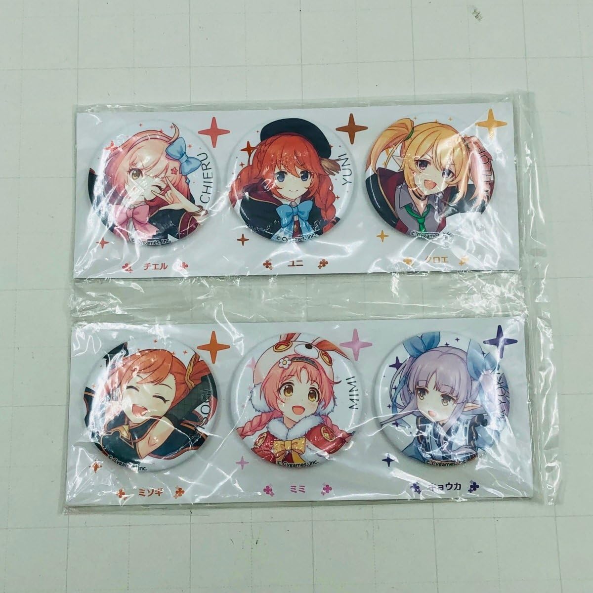ガ*ー様 プリンセスコネクト 缶バッジ 22個セット プリコネ プリンセスコネクト！Re:Dive オブロングバッジコレクション