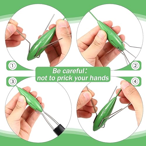 Miniatura 4 de Libima Sputnik Sinker - Pesas de araña de cola larga Sputnik para pesca de pez gato, pesca de mar, arena, océano, playa, verde