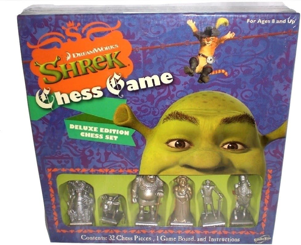 Sababa Shrek Chess Set Toys DreamWorks New Sealed