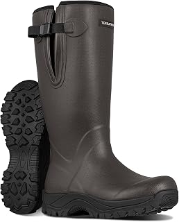 Men's Waterproof Insulated Rubber Hunting Boots – 6mm Neoprene Rain Boots for Outdoor Work, Fishing, Farming & Gardening