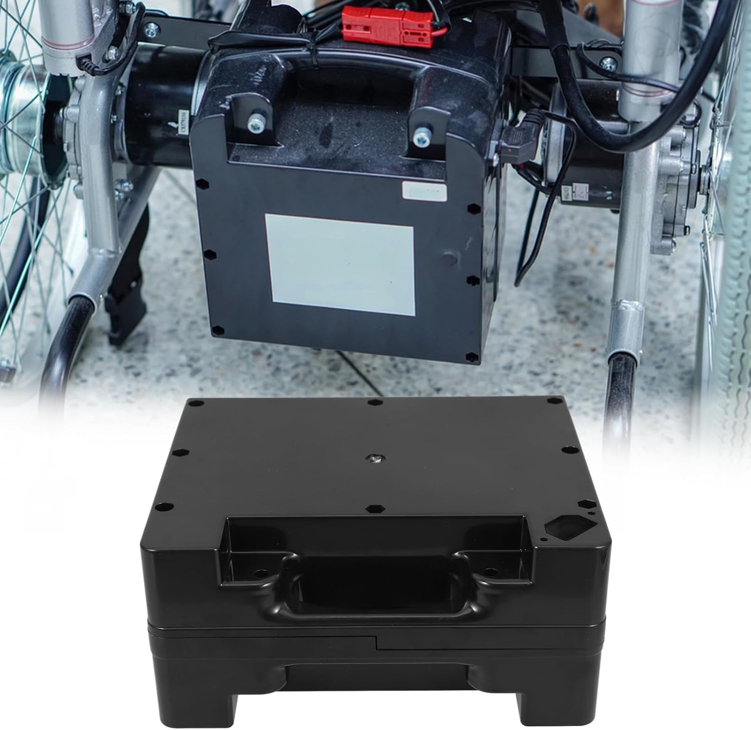 1piece Power Wheelchair Battery Carrier Box Battery Organizer for Adults