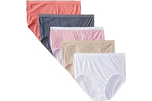 Fit for Me Fruit of the Loom Women's 5 Pack Underwear