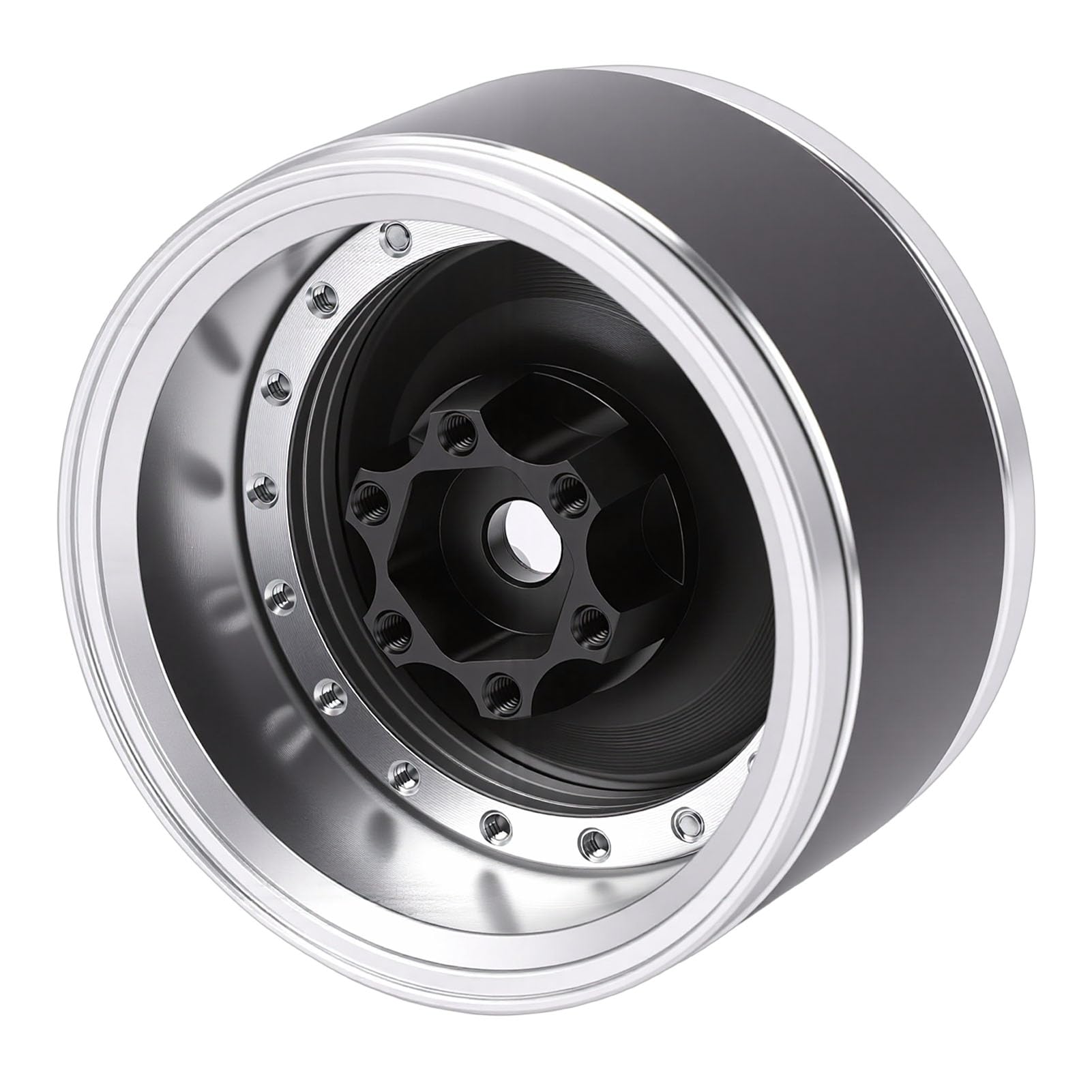 Asixxsix RC 1/10 Aluminiowe Felgi Szosowe, 12 Mm Sześciokątne Piasty 1/10 RC Drift On-Road Racing Felga Turystyczna do :10 On Road Drift Touring Street Car Opona,9 Cala Opony