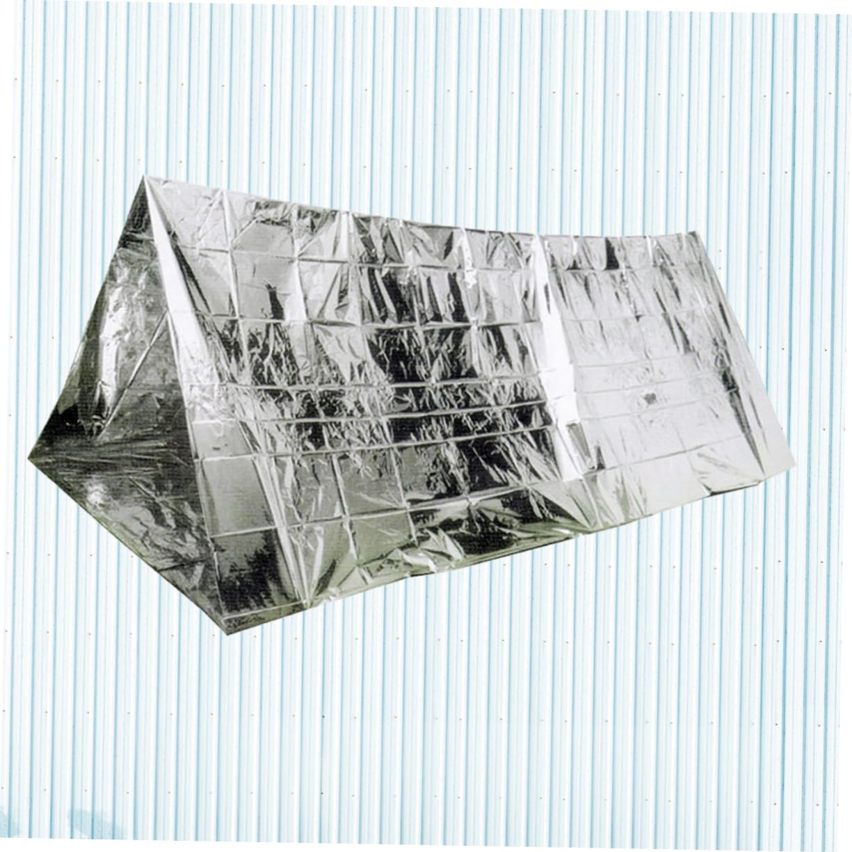 OSOLADY Emergency Shelter Folding Tube Tent for First Aid Thermal Insulation Aluminum Foil for Camping and Hiking Windproof Double Person Style Survival Tent