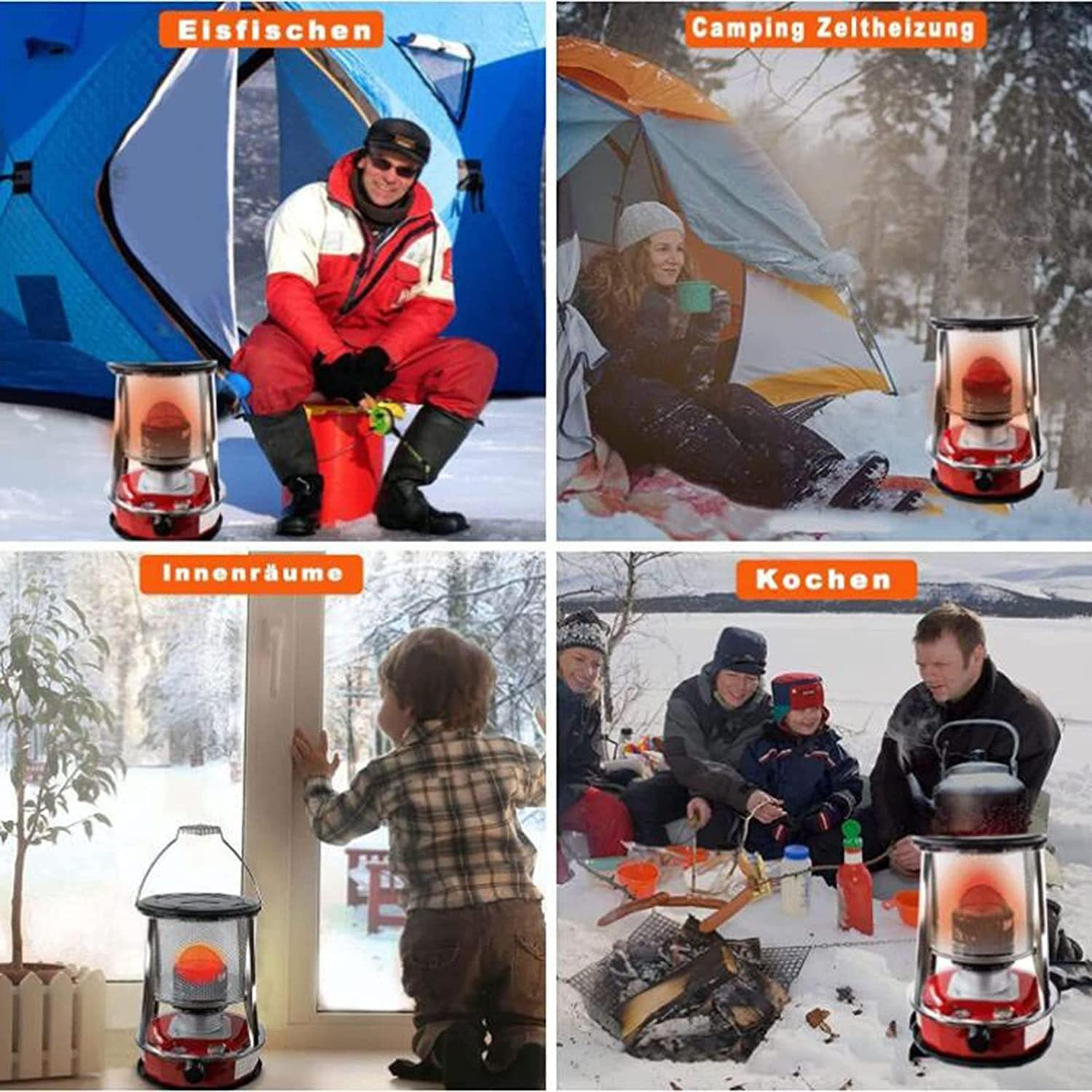 Grzejniki na naftę do użytku w pomieszczeniach, grzejnik nieelektryczny, kuchenka na naftę do ogrzewania w pomieszczeniach podczas biwakowania, doskonały prezent dla rodziny