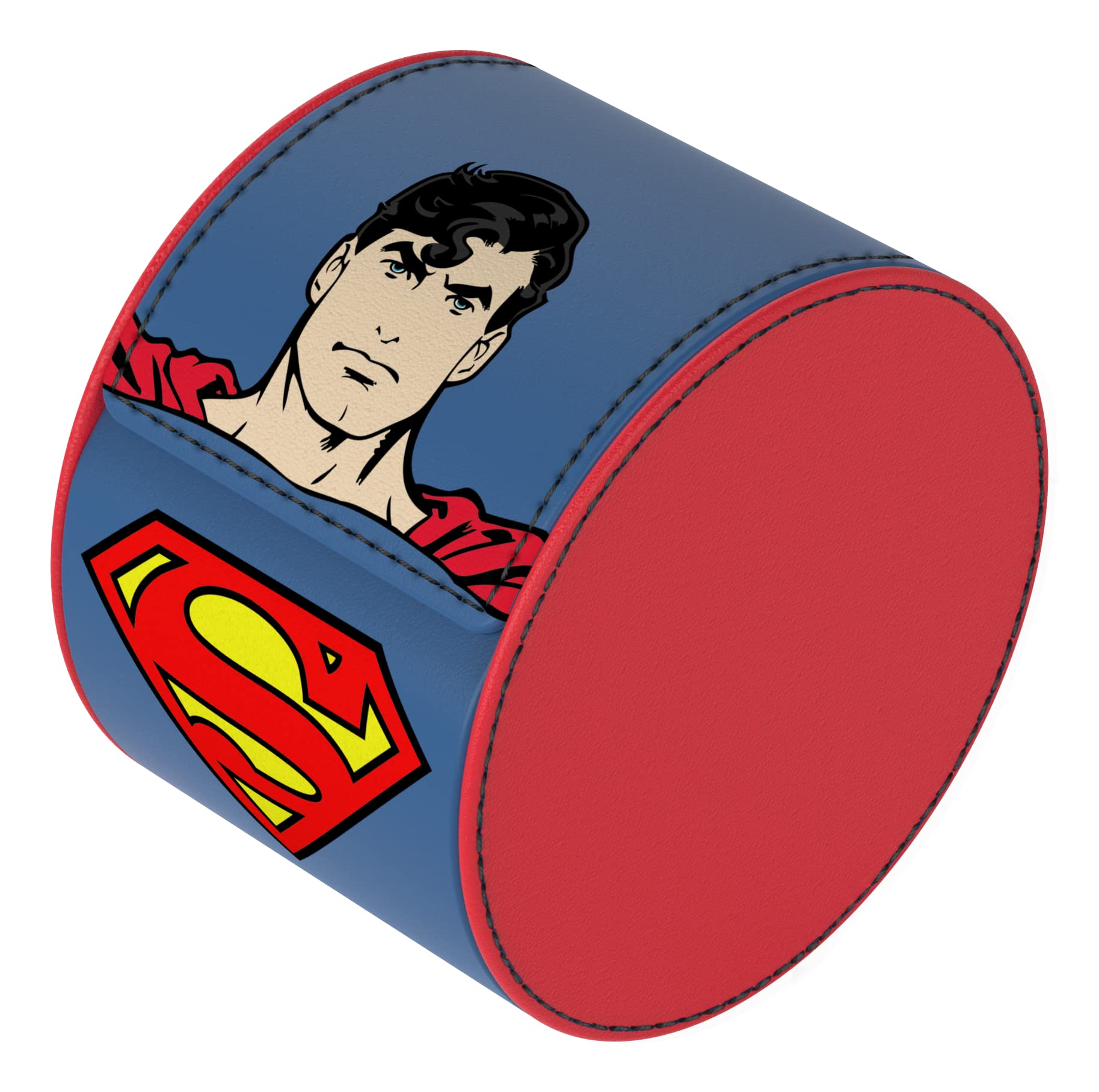 Étui pour montre DC Comics Superman en cuir véritable tannage végétal - 4