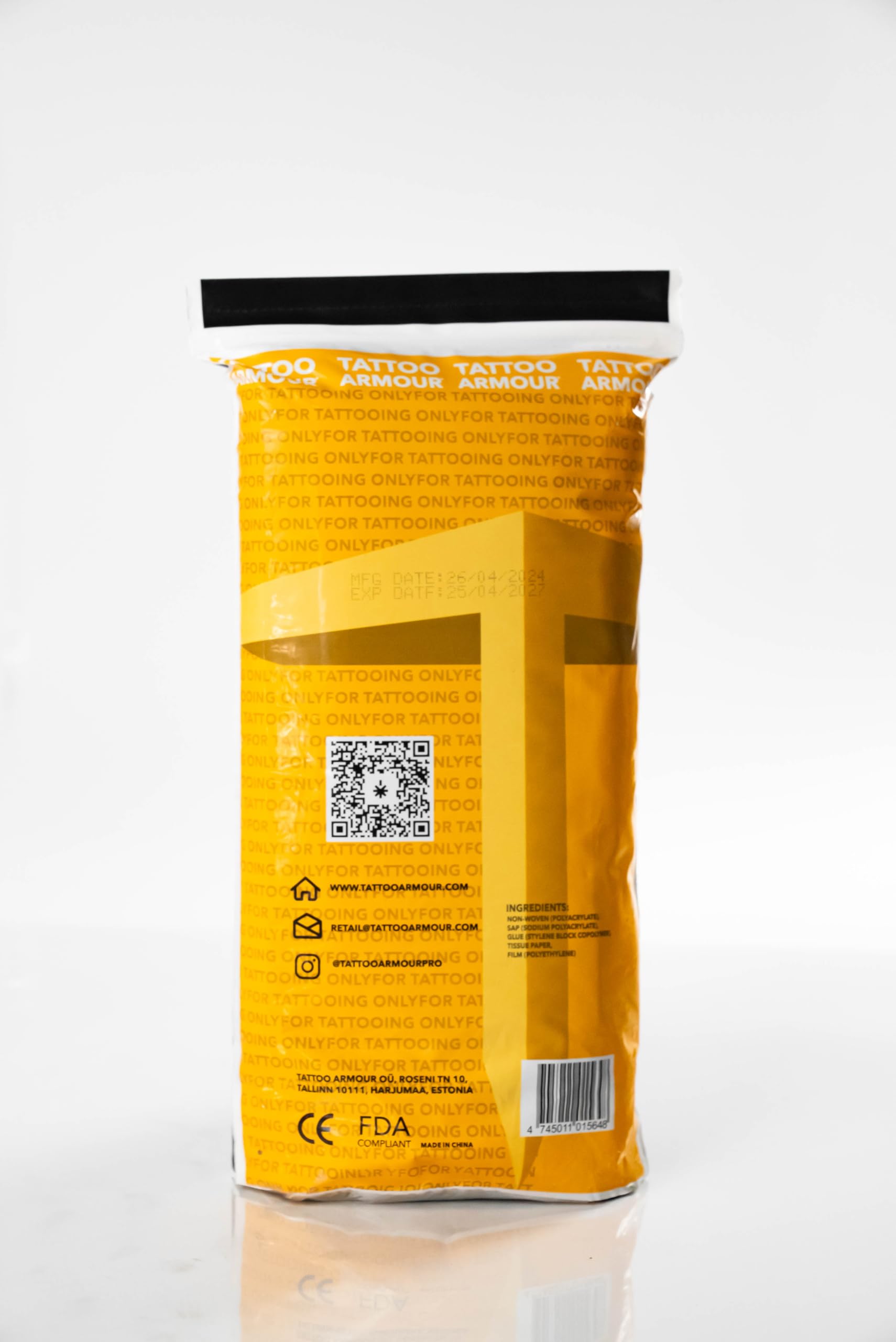 TATTOO ARMOUR Sheets (Medium), Black - Image 2
