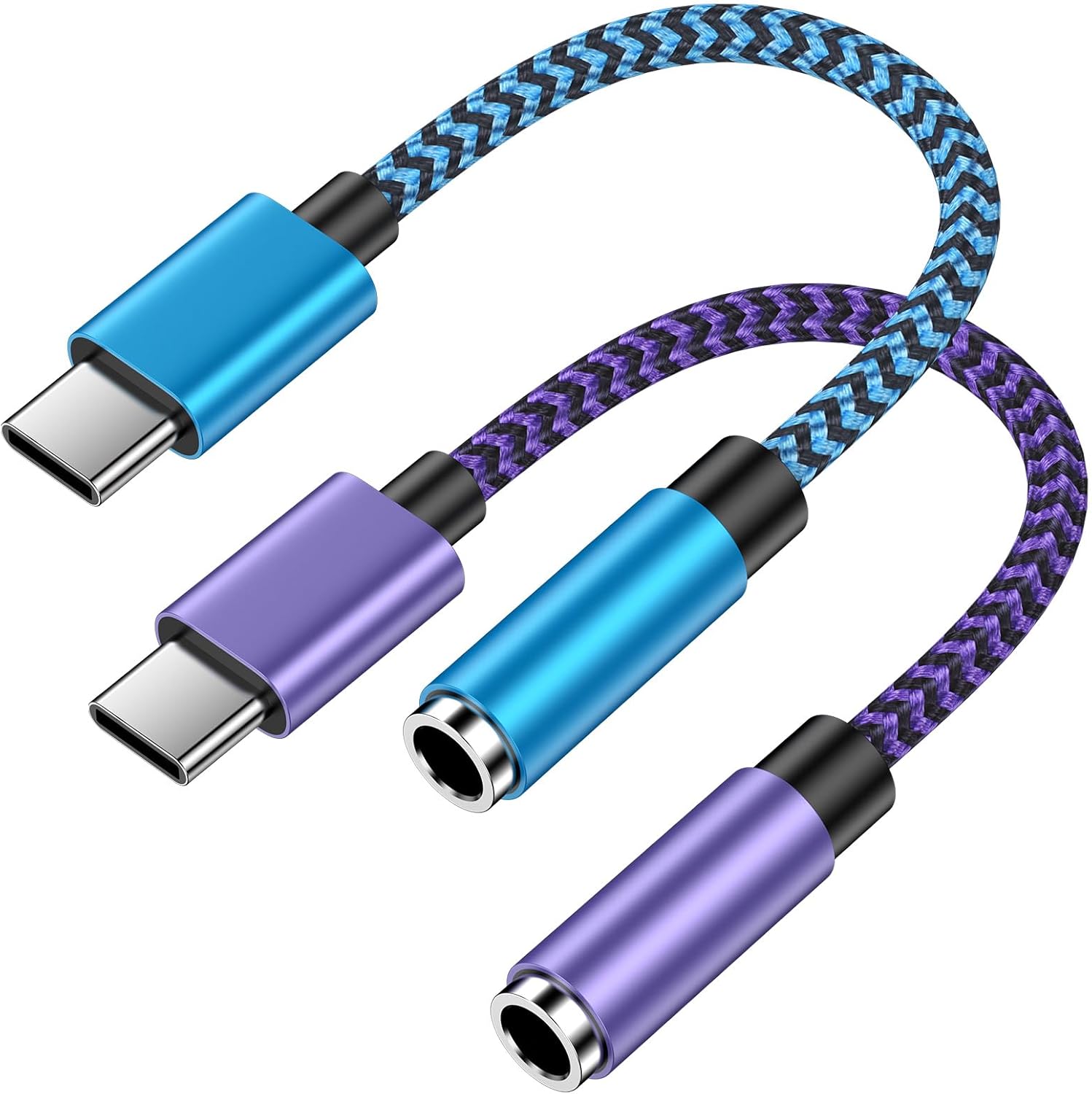 USB-C to 3.5mm Audio Headphone Adapter for Samsung Galaxy A16 5G/A56/M56/A36/A26,S25 Ultra/S24/S23 FE,Pixel 9, Type C to Jack Dongle Adapter for iPhone 16e/15,iPad Air 13/11 – HiFi Audio Dongle Cable