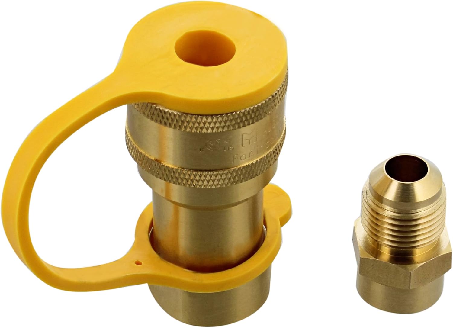 BISupply Natural Gas Grill Hose, 24ft - Flexible Gas Line Quick Connect Gas Hose 3/8in Female Flare to 1/2in Male Flare
