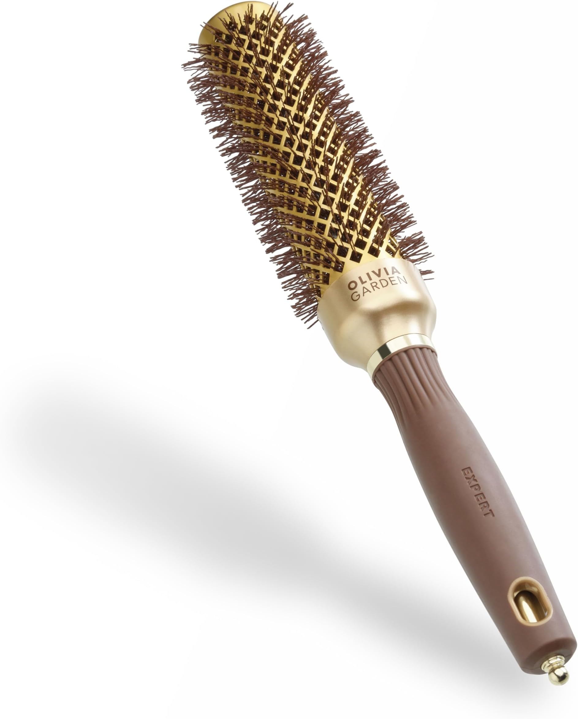 Expert Blowout Speed – Ceramic Coated Round Brush with Extra Long Barrel for 25% Faster Blowouts