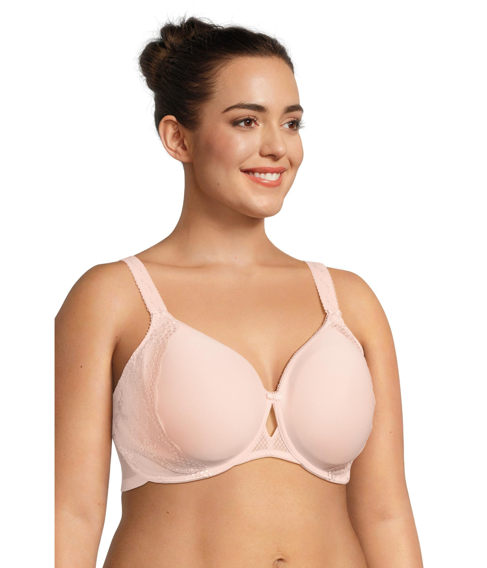 ELOMI Damski Charley Seamless Breathable Spacer biustonosz T-shirt, różowy balet, 90E