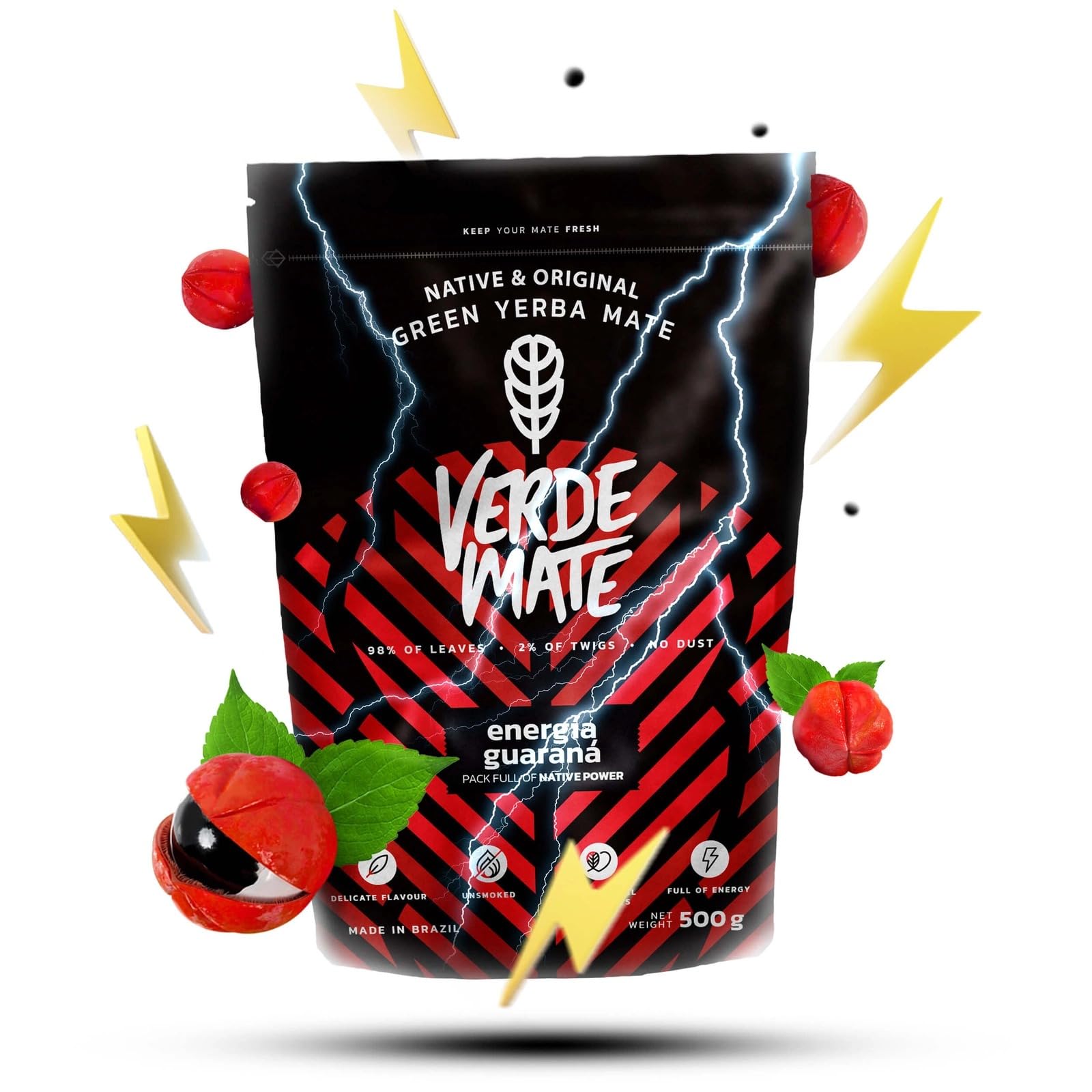 Coffret Yerba Mate Énergie – Verde Mate Green Guaraná 400g avec accessoires complets