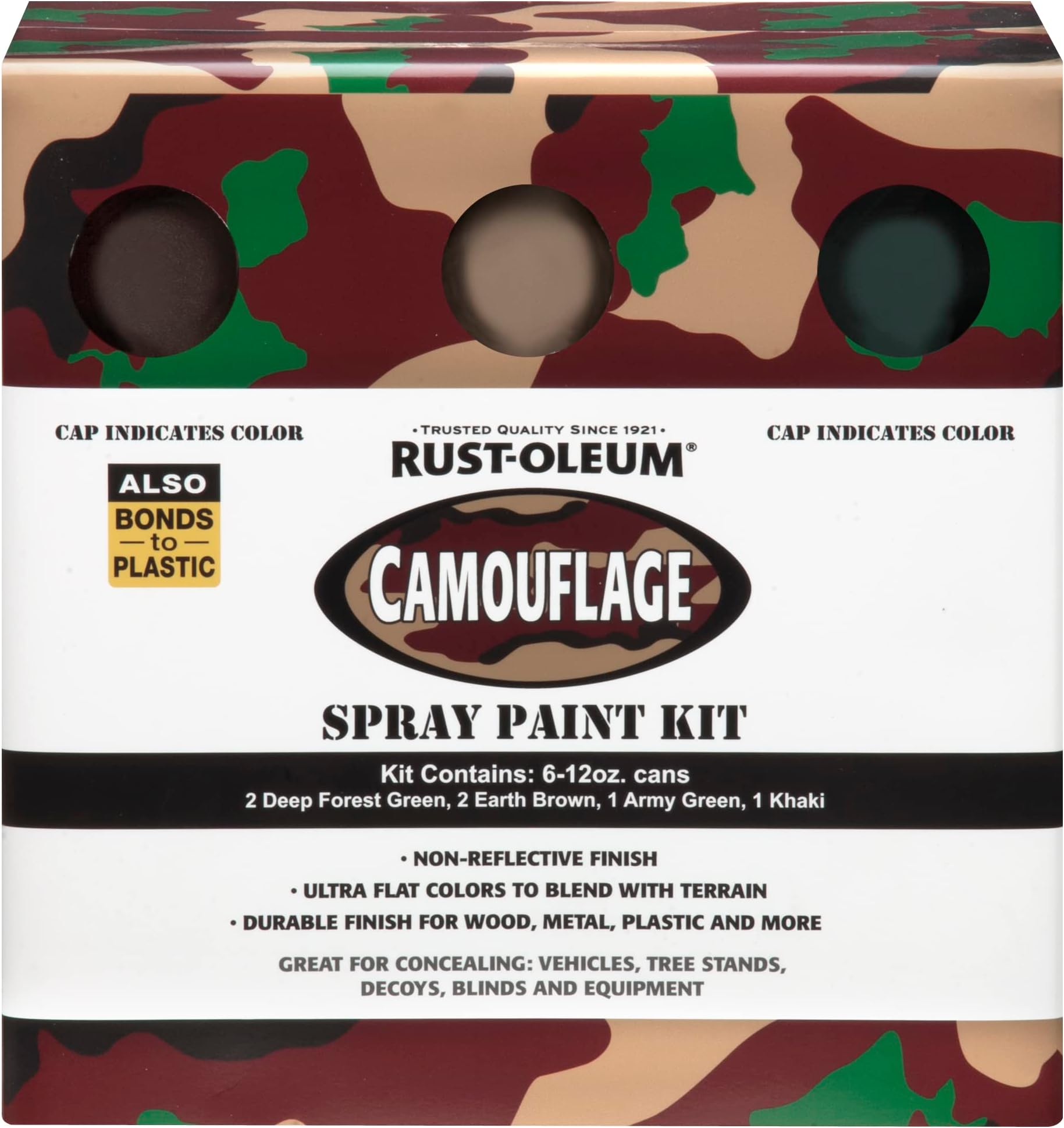 269038-6 PK Specialty Camouflage Spray Pack, 12-Ounce, 6-Pack
