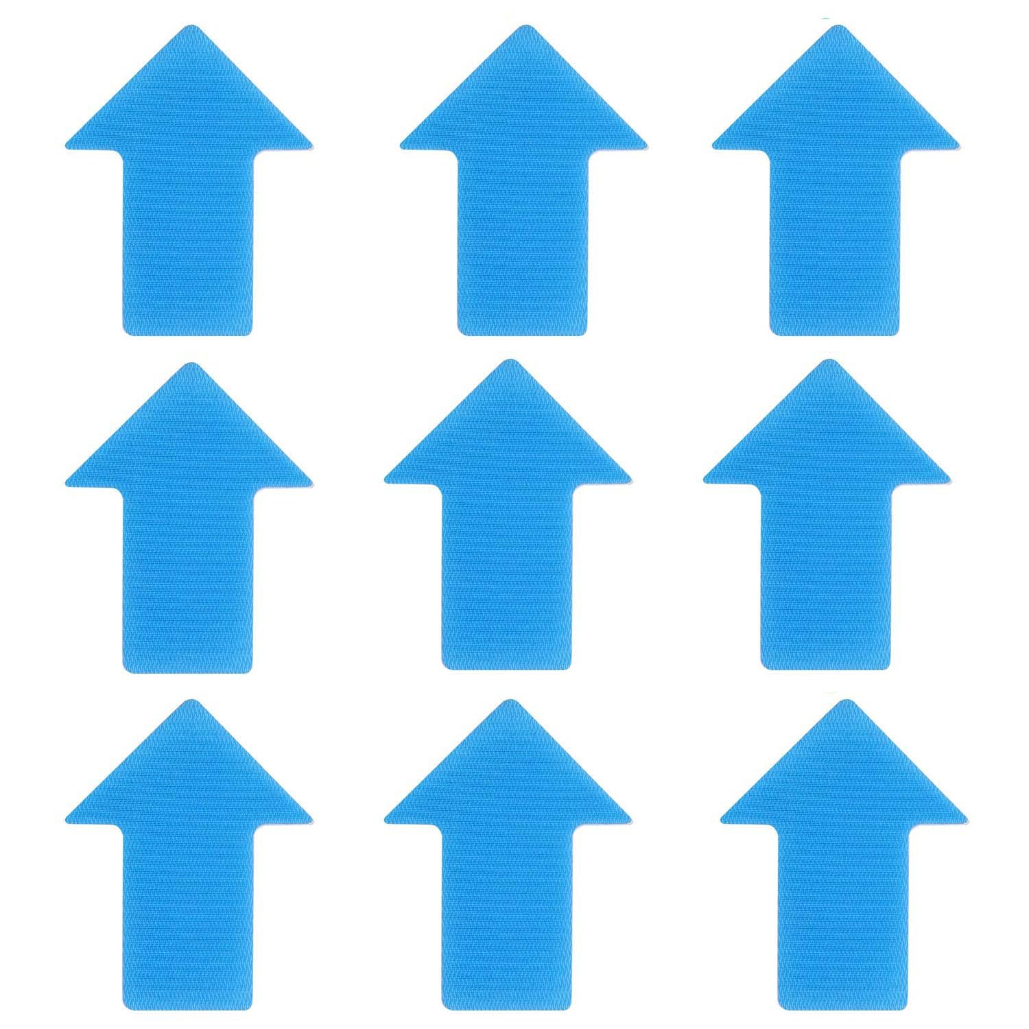 Juego de 63 rotuladores direccionales reutilizables con forma de flecha para alfombras, instrucciones de seguridad vial, panel de guía de interior para Halloween, fiesta de Navidad (15,2 cm)
