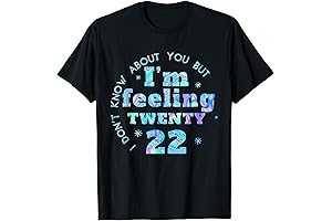 Funny I Don't Know About You But I'm Feeling Twenty 22 Cool T-Shirt