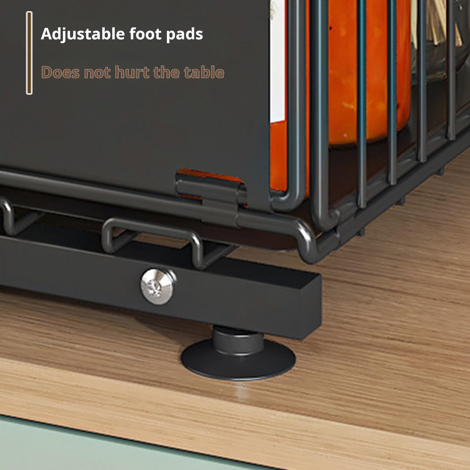 Étagère sous l ' évier, métallique Robuste à Double Couche pour maximiser l ' Espace de Rangement de l ' Armoire, étagère à Double Couche