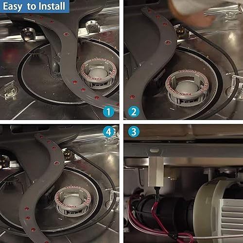 Miniatura 4 de Reposición del elemento calefactor del lavavajillas. #W10134009 W10518394 para Amana ADB1300AFS0, ADB1300AFS1, ADB1300AFW0, ADB1300AFW1