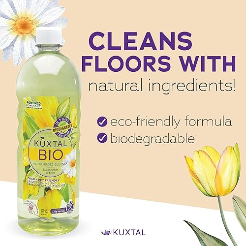 Miniatura 6 de Limpiador de suelos biodegradable multisuperficie, paquete de 3, fórmula ecológica y a base de plantas, seguro para mascotas y familia, aroma floral