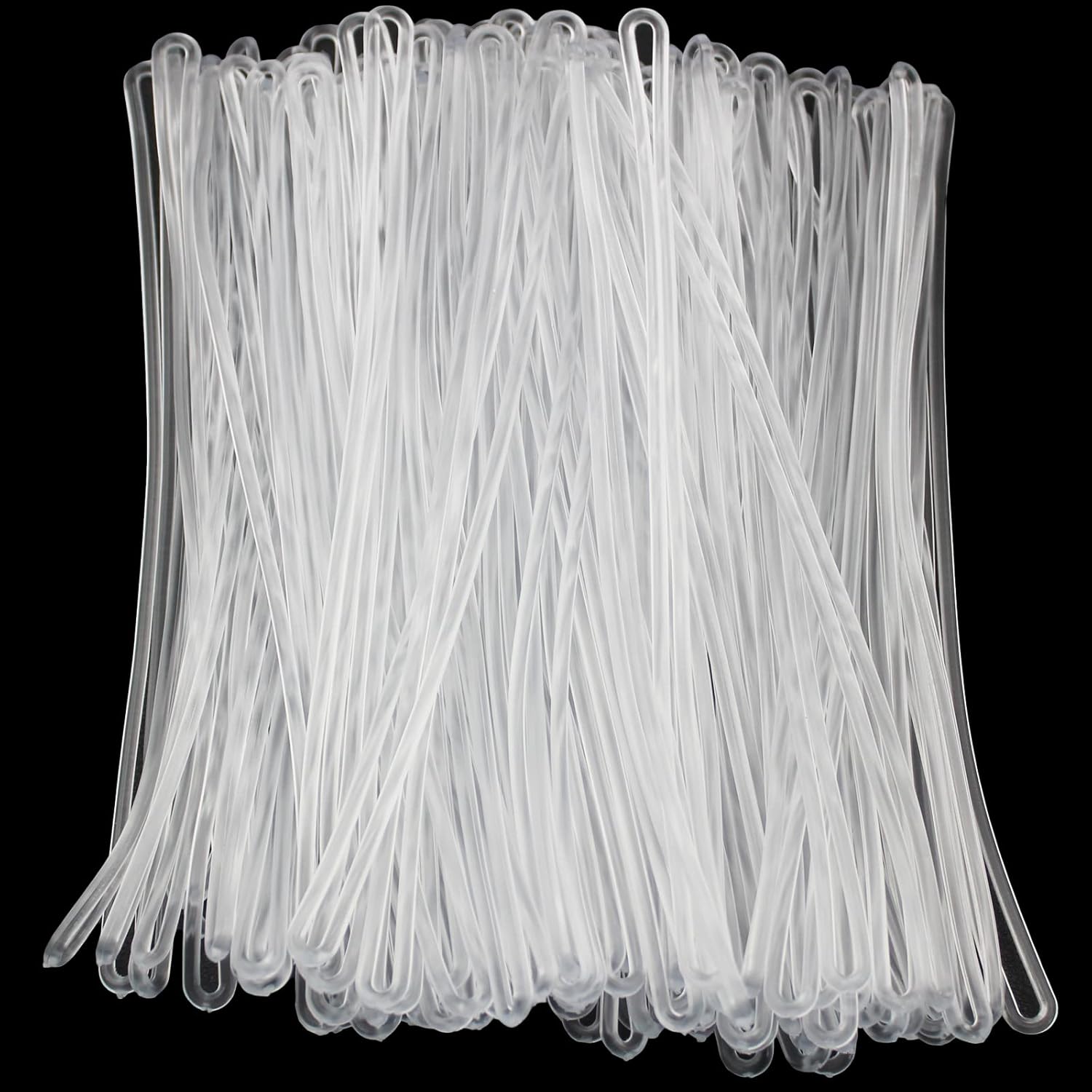 110 Pcs 6.5 inch Length Plastic Travel Luggage Loops PVC