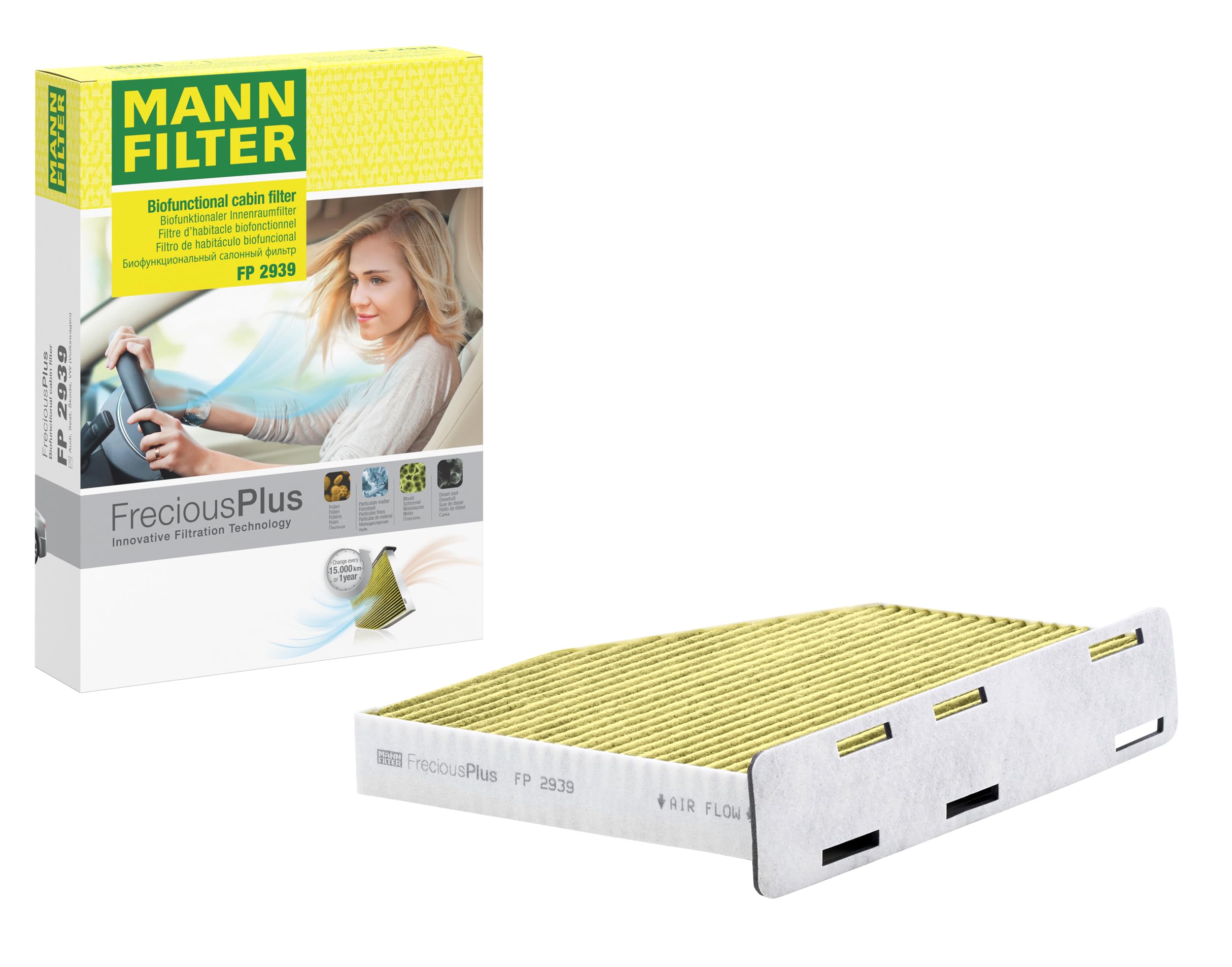 Amazon.com: Mann Filter FP 2939 FreciousPlus Cabin Air Filter