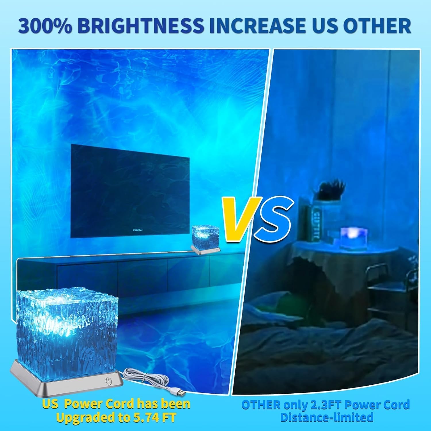 LETOUR Northern Lights Projector,16 Colors & 30 Modes Night Light Projector,Relaxing Light for Bedtime, Kids Bedrooms & Nursery,Cool Ocean Wave Lamp,Gift for Toddlers and Children