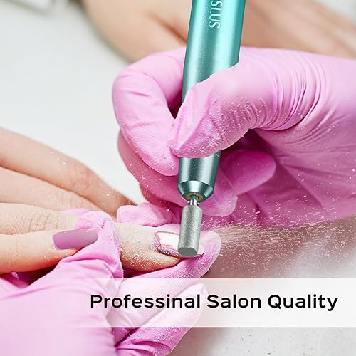Miniatura 14 de COSLUS Taladro de uñas eléctrico profesional: para uñas de polvo de inmersión de gel acrílico, kit de máquina de uñas portátil, herramientas