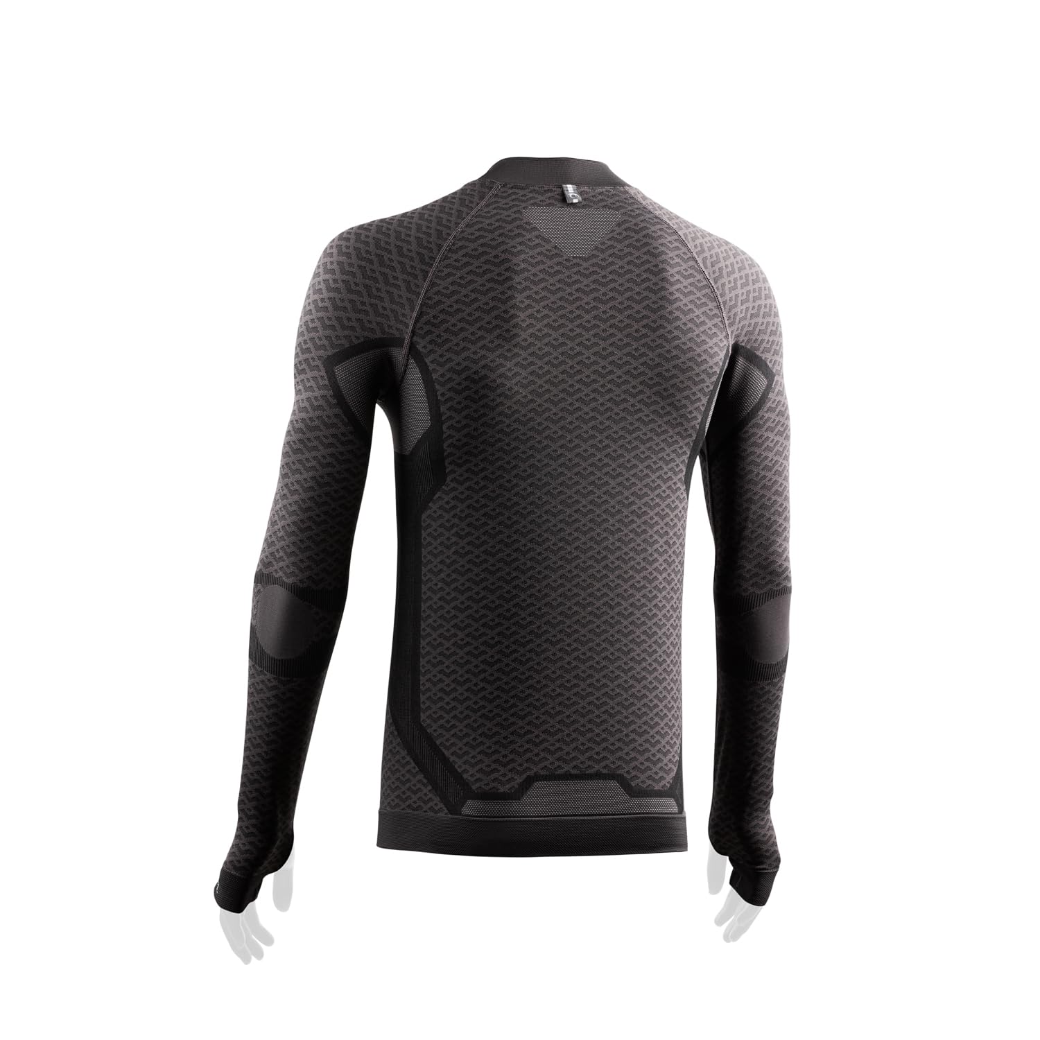 Lurbel Volcano Long Sleeves Zip Caliente Camiseta Térmica con Cremallera Unisex Técnica Y Muy Transpirable (L - Marengo)