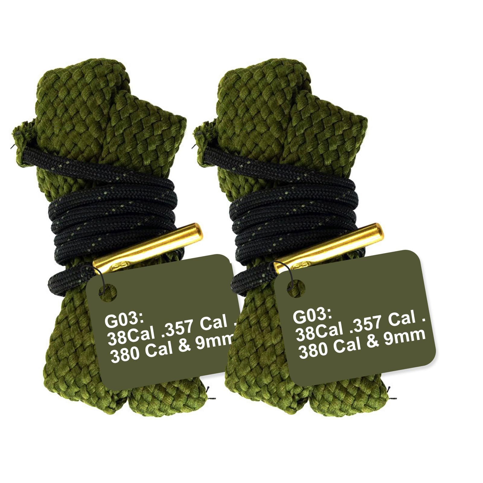 Cuerda para Limpiar cañones de Armas con cerdas de latón 5.56/9/7.62/12 GA - 1