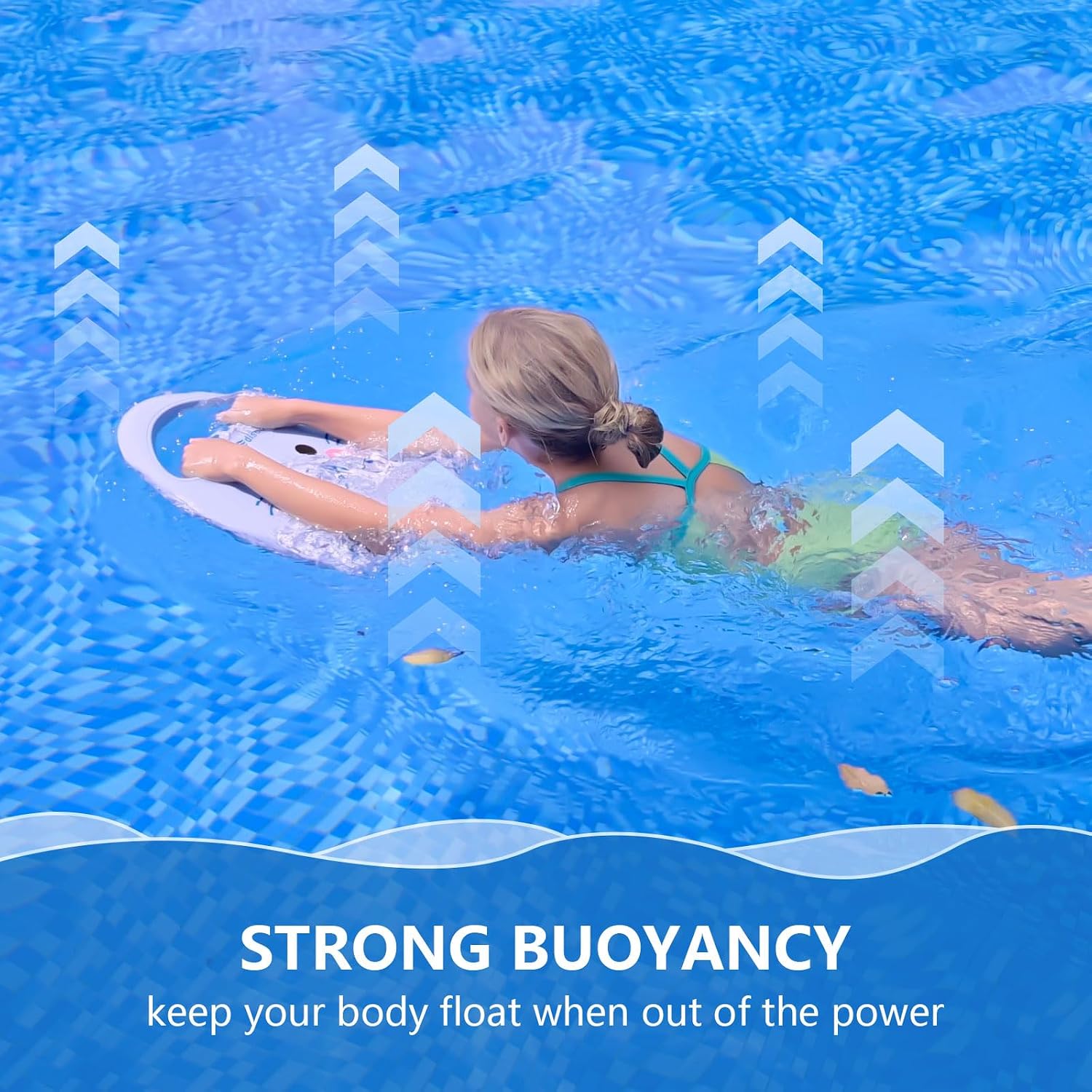 Electric Swimming Kickboard, Water Scooter for Kids Max Speed 1M/s