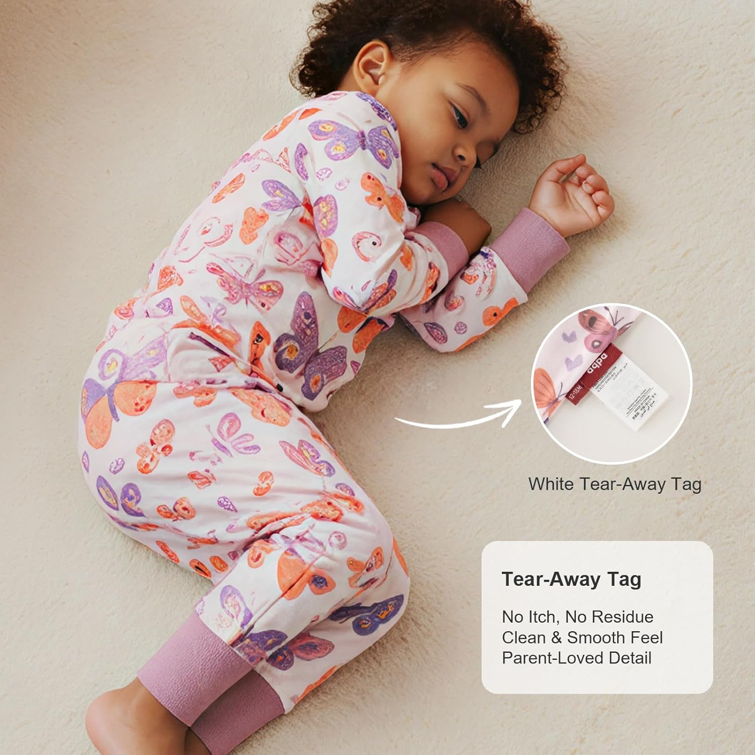 Two-Piece Pajama Set for Boys & Girls, Bamboo Viscose Pajama Set for Toddlers - Image 6