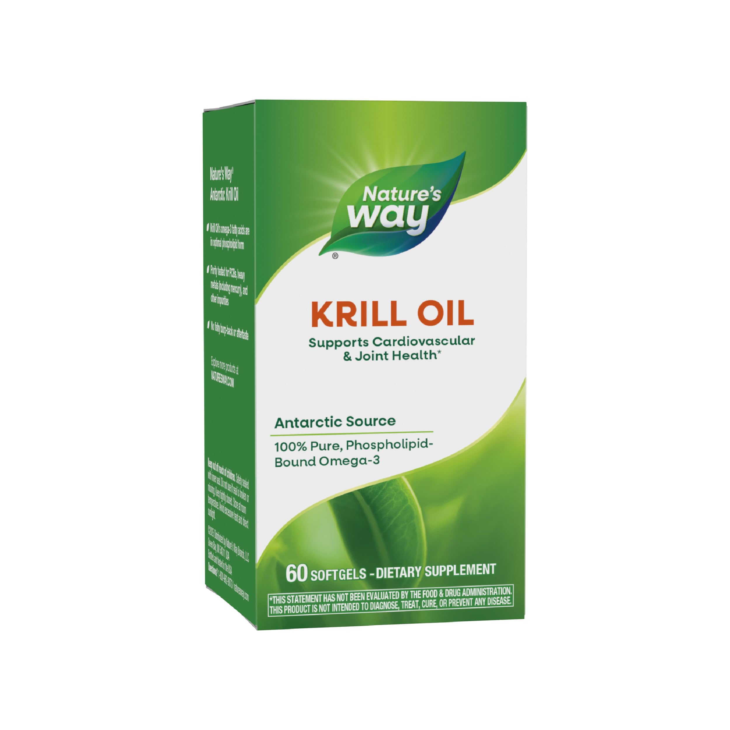 Nature's Way - Acides Gras Essentiels Gold Huile de Krill 500 mg - 60 Gélules