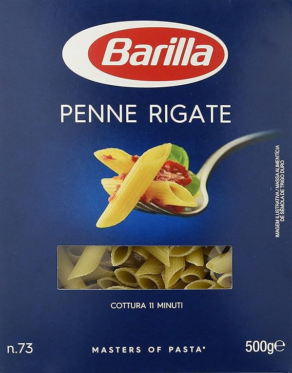 Pasta Penne Rigate Durum Wheat, 500 grams, Italy