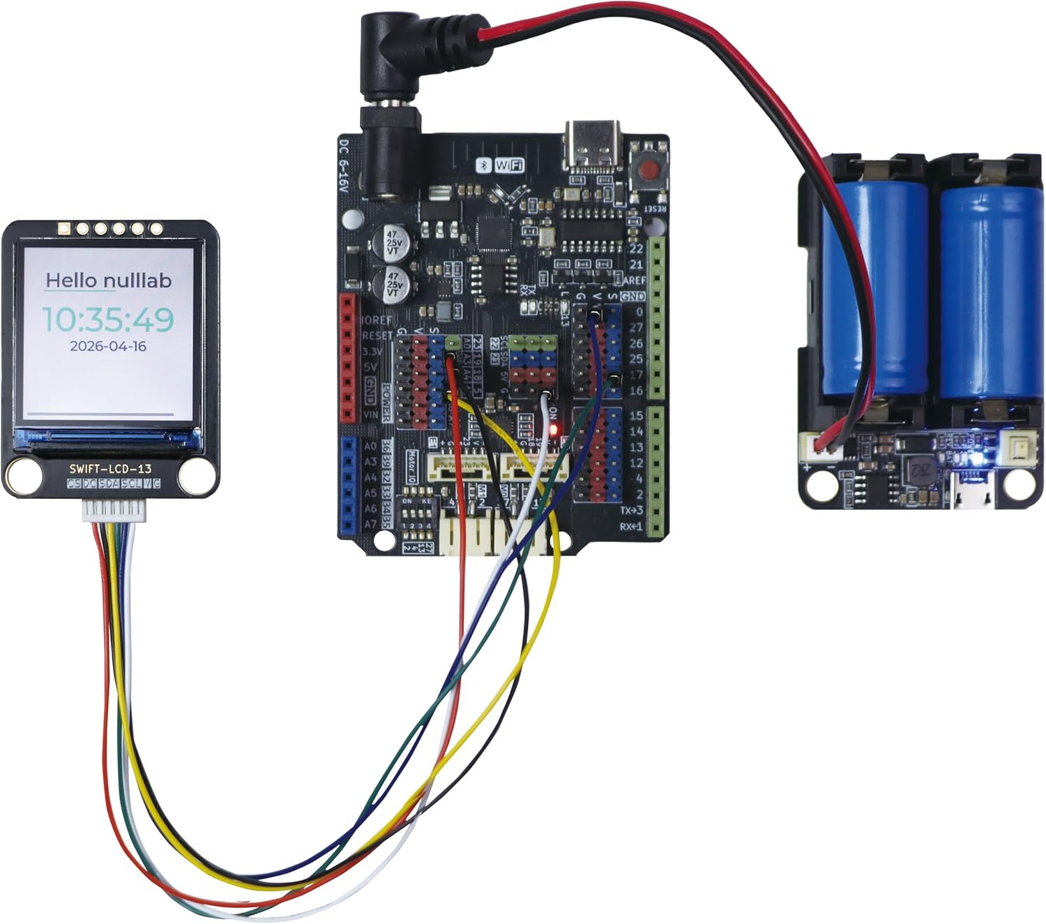 2-Pack 1.3 Inch LCD Display Module, 240x240 Full Color TFT IPS Screen, ST7789 Driver 4-Wire SPI Interface, 3.3V-5V Compatible, for Embedded HMI, Smart Device & DIY Projects