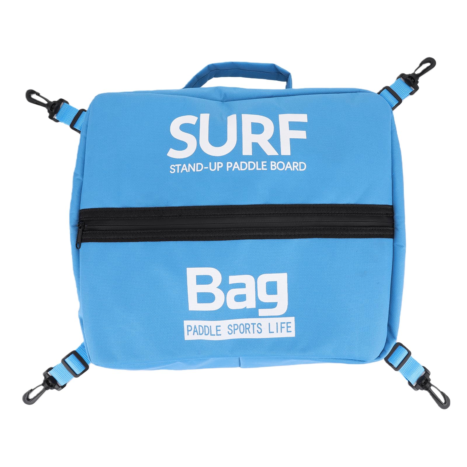 Oxford Kayak Paddle Board Deck Bag Sealed Zipper Paddle Board Storage Bags with Fixing Buckle Stand Up Paddle Board Storage Bags Kayak Accessories (Blue)