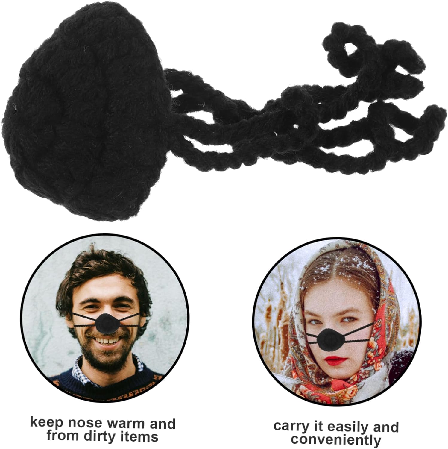 Reusable Nose Cover Winter Warmer Nose Protector for Outdoor Activities for Cycling Hiking Camping and Travel Adorable Comfort