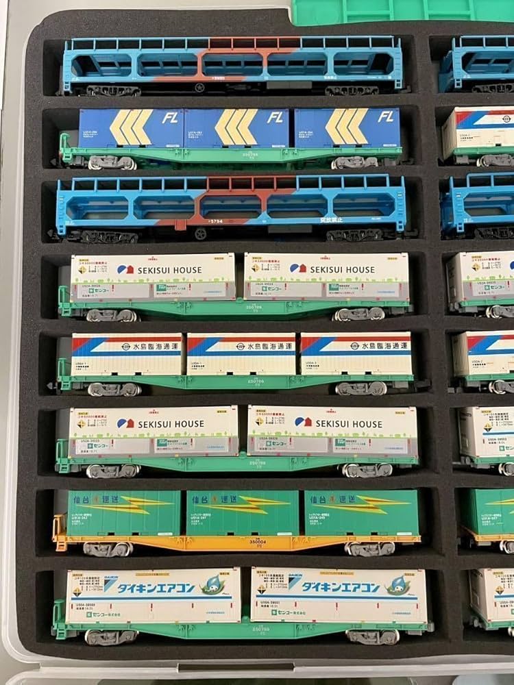 Amazon | 未走行コキX12両.河合商会ク5000 X4両+積載用カバー付