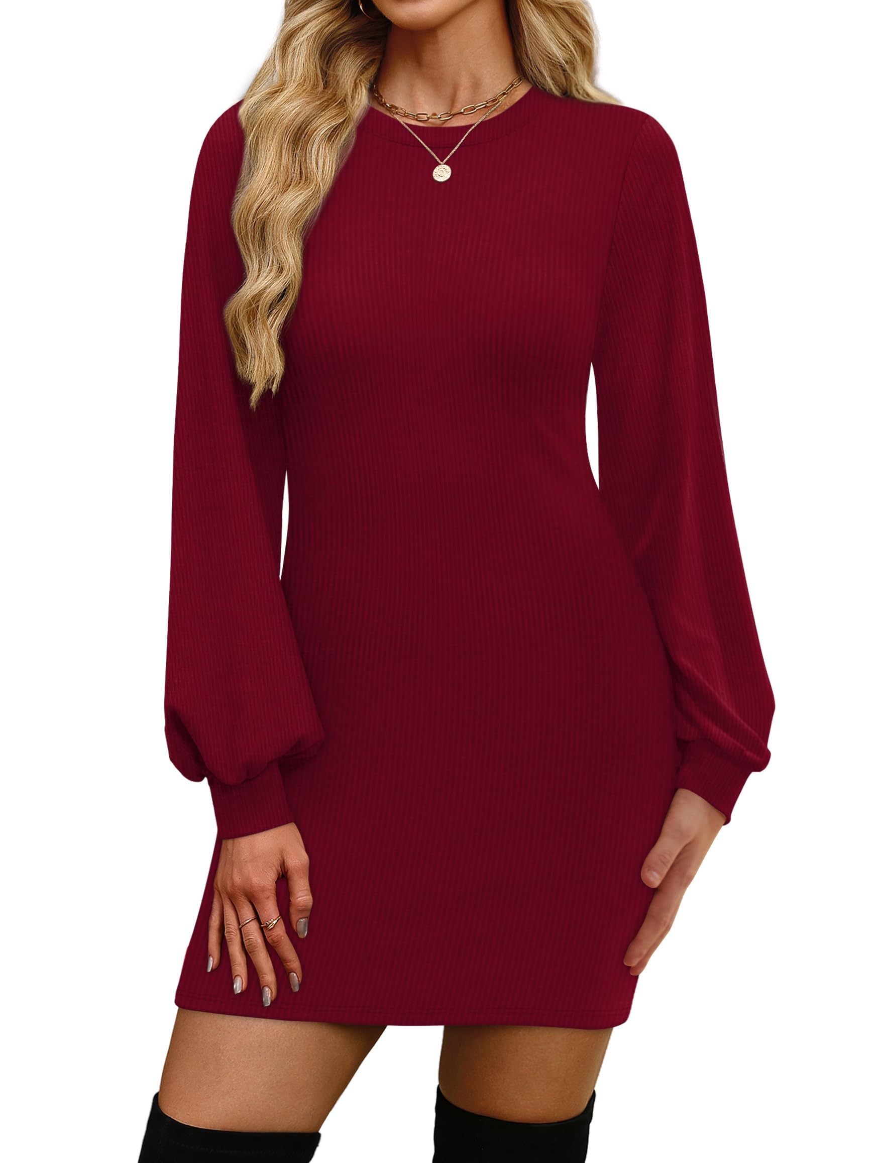 OFEEFAN Sweater Dress