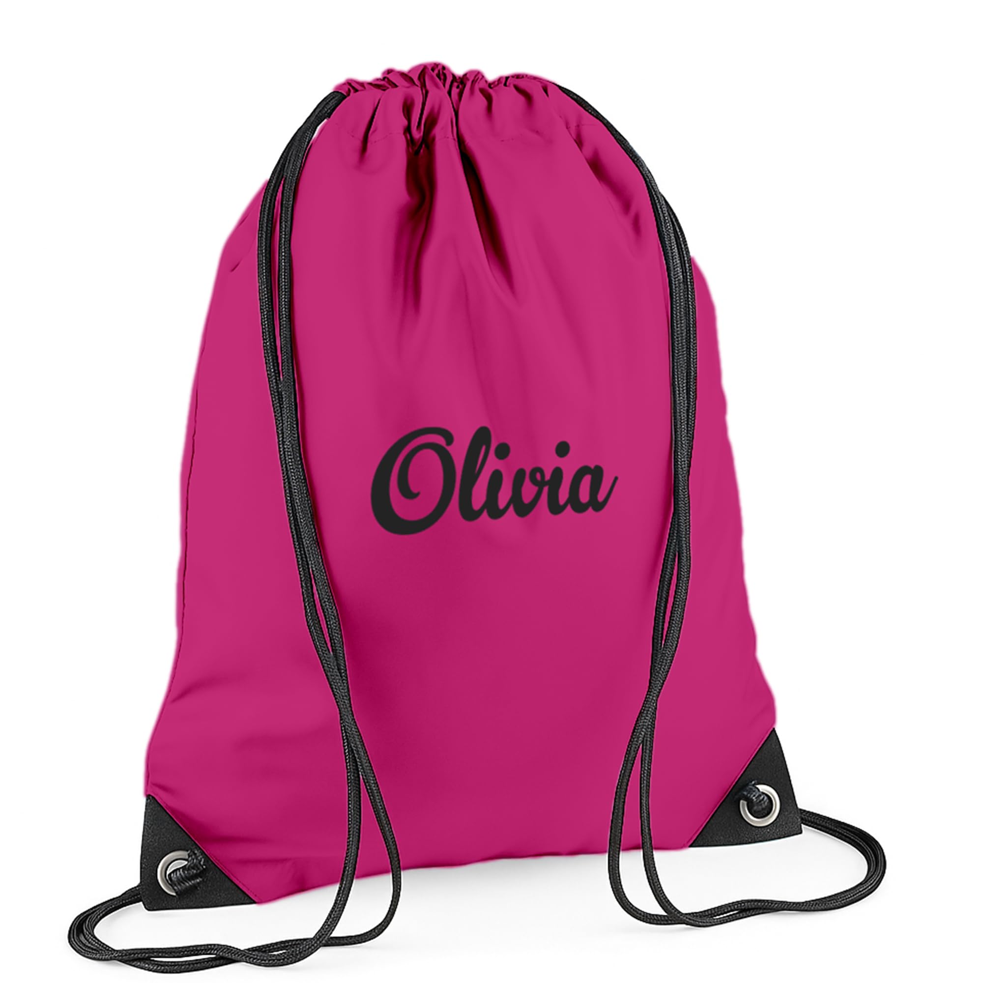 KreateSquare Personalised Drawstring Bags Lightweight and Portable String Backpack for Men Women Kids Perfect for Gym, Sports, School, Travel, Swimming, Beach Customizable Bag for Gifts & Daily Use