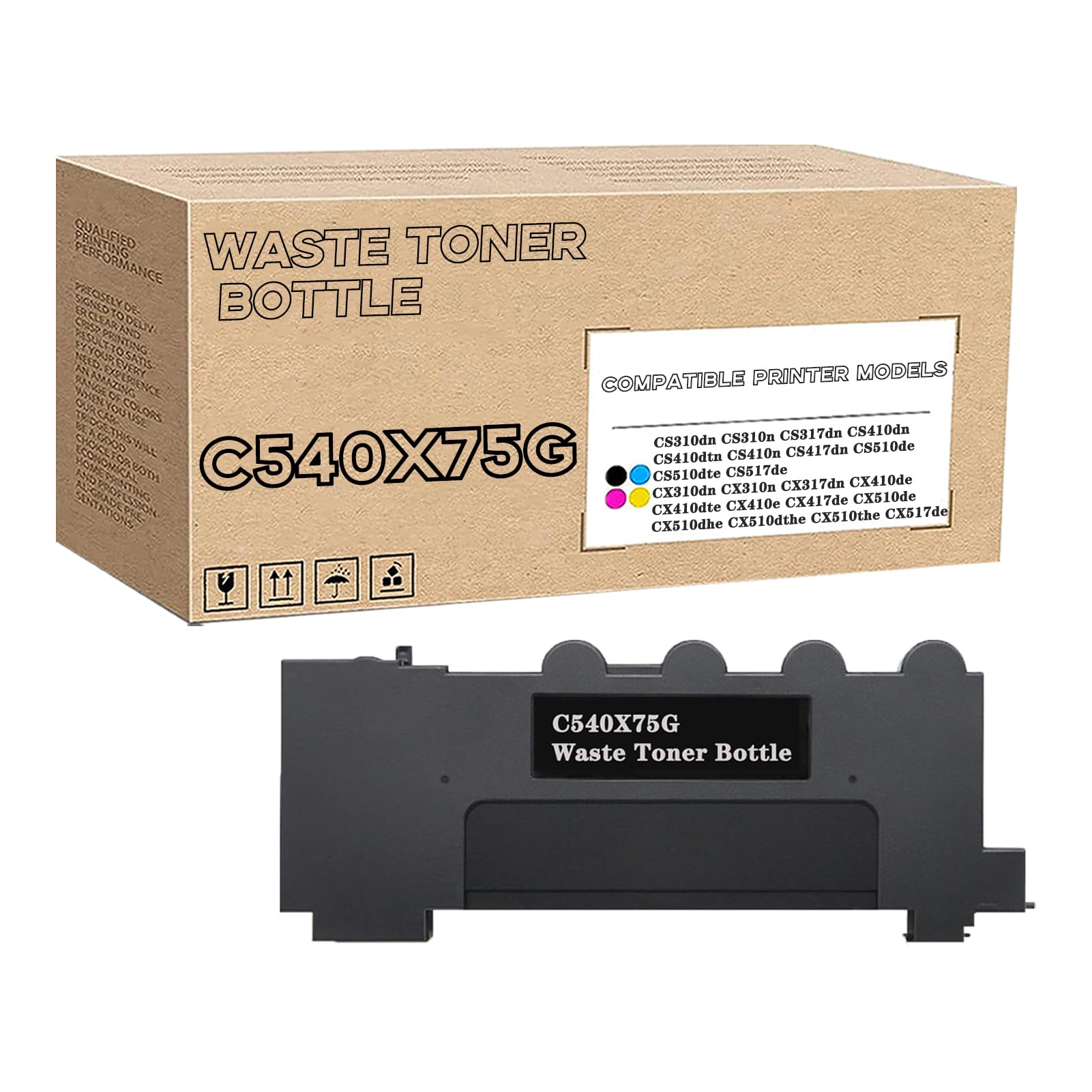 Bouteille de toner usagé évite les taches sur Lexmark CS310 CX410 - 8