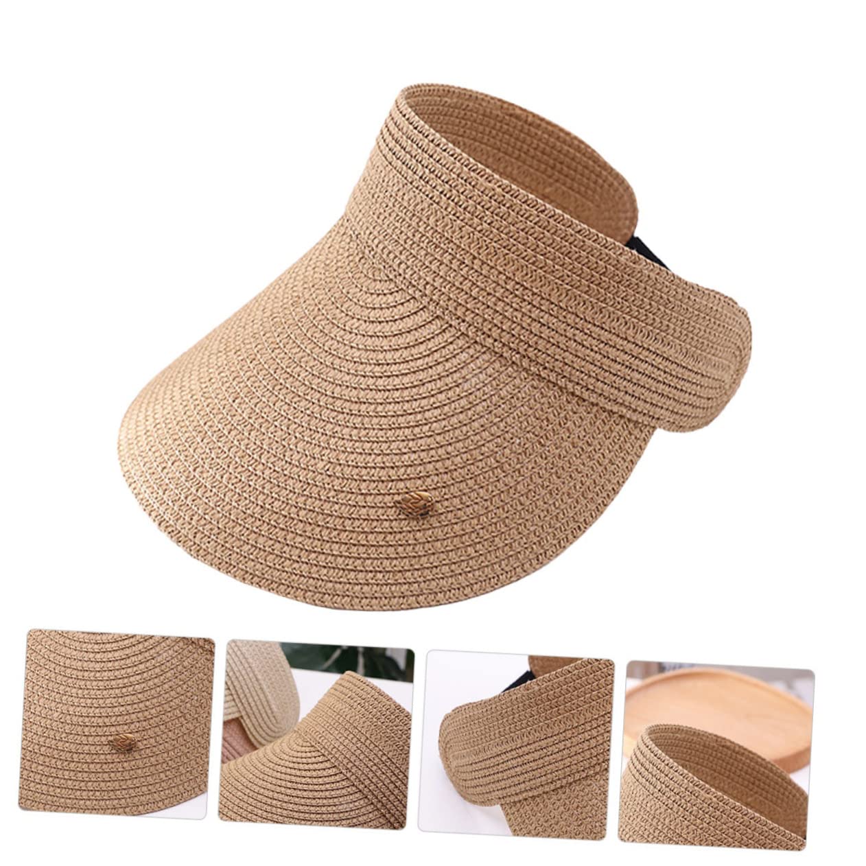GALPADA cappello summer dress capello per sole hat berretto da spiaggia da viaggio visiera parasole per donna berretto da spiaggia con visiera berretto da spiaggia estivo Cannuccia