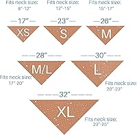 Vista 8 de Best Friend Coming Soon - Bandana para perro, anuncio de embarazo, avena cremosa (XL)