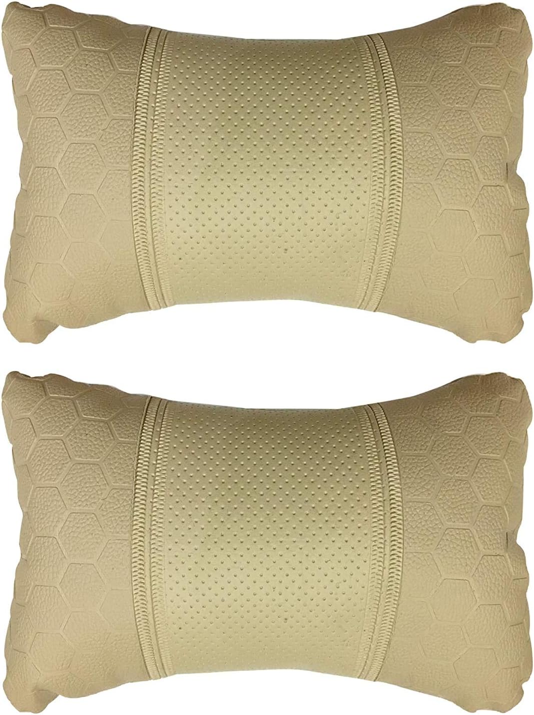 Kandid Car Seat Neck Leather Cushion Pillow for Maruti Suzuki Swift Dzire