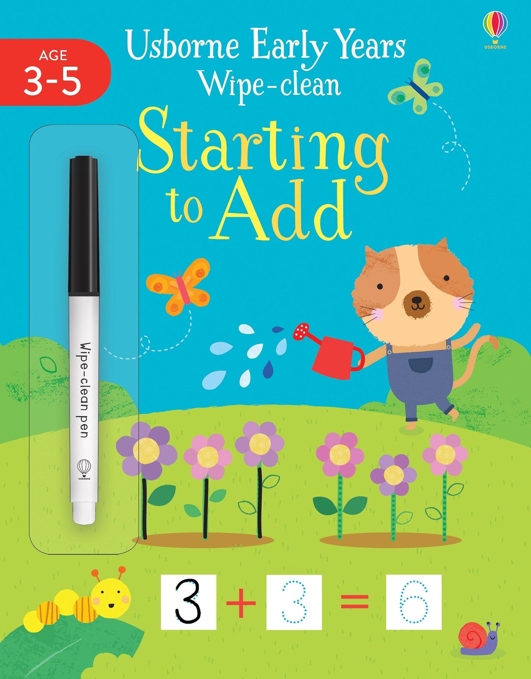 Early Years Wipe-Clean Starting to Add by Jessica Greenwell (Paperback Book)