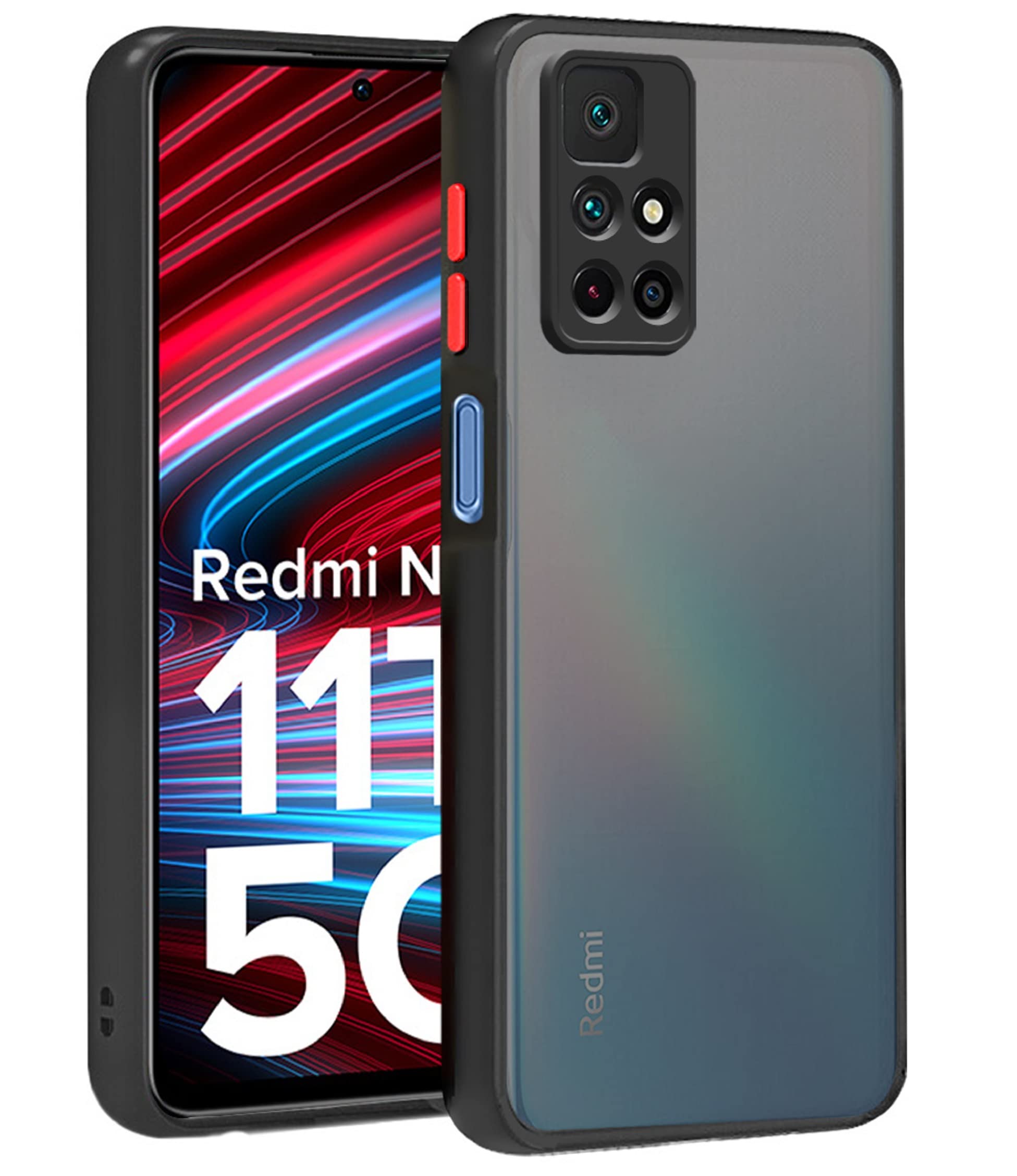 Winble Back Case Cover for Redmi Note 11T 5G Back Cover Slim Camera Protection Shockproof Anti-Slip Grip PC TPU Smock Back Cover for Redmi Note 11T 5G / Poco M4 Pro 5G (Black) (B09MTJMTMZ) Amazon Price History, Amazon Price Tracker