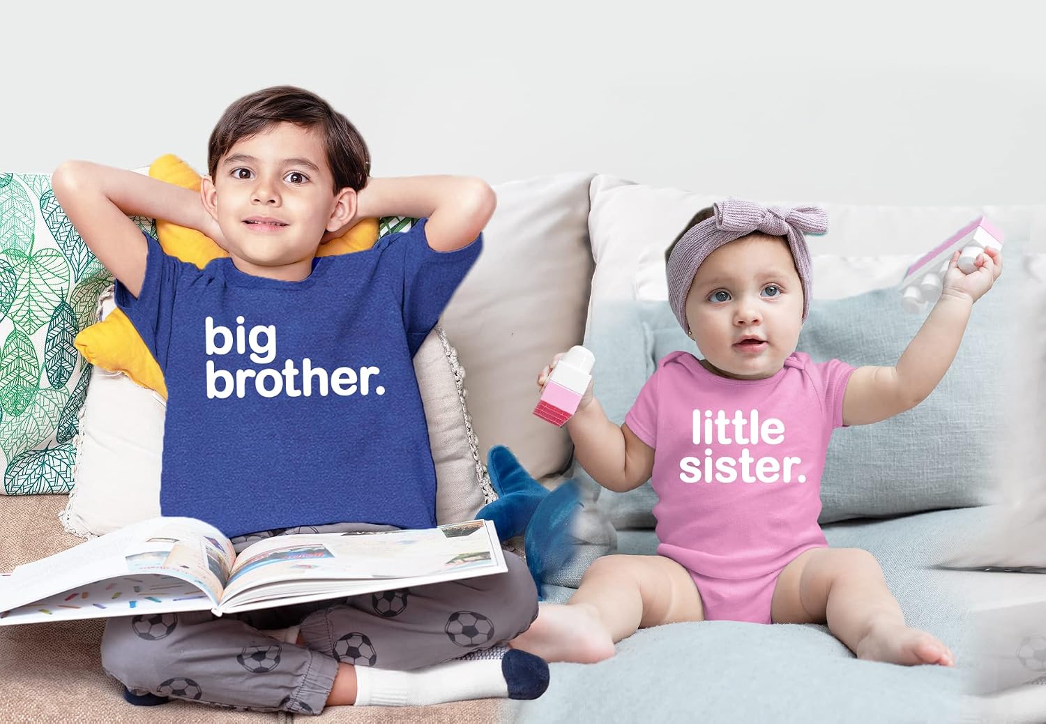 Unordinary Toddler Big Brother Little Sister Outfits Shirt Sibling Shirts Matching Baby Newborn Girl Outfit
