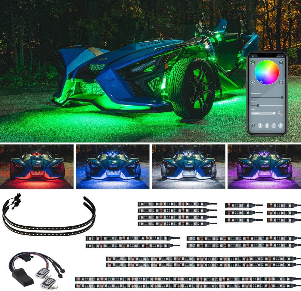 Other Motorcycle Lighting & Indicators Motorcycle Parts Motors POLARIS SLINGSHOT LOGO LED LIGHT