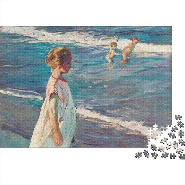 Joaquín Sorolla Y Bastida Pinturaarte Rompecabezas De Madera 1000 Piezas, Puzzles Museo para Adultos
