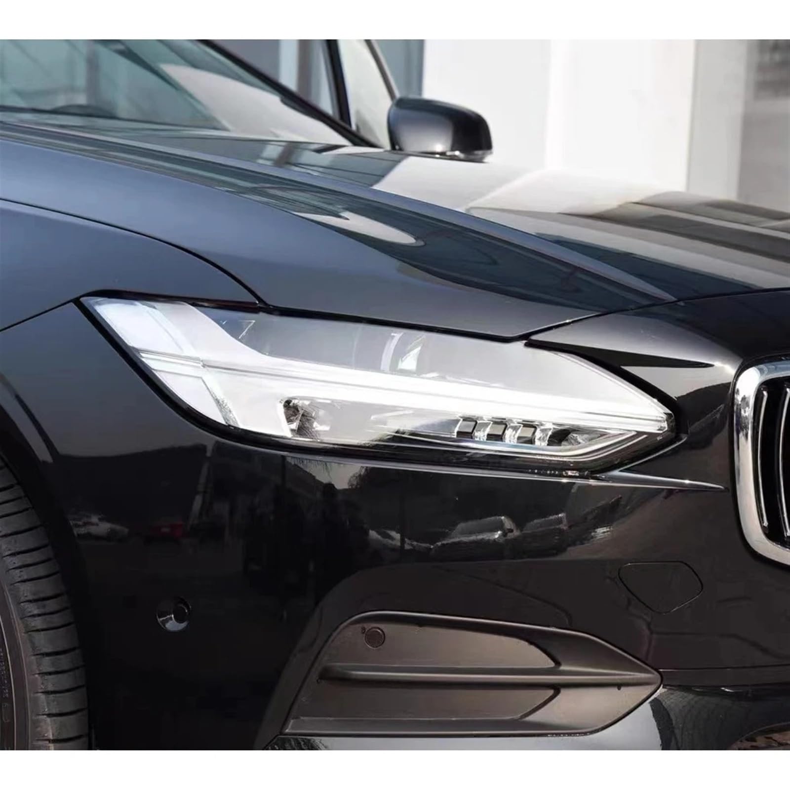 Coprifaro Anteriore Per Volvo S90 / S90L (2016-2022) - Copertura In PC Per Protezione Lente
