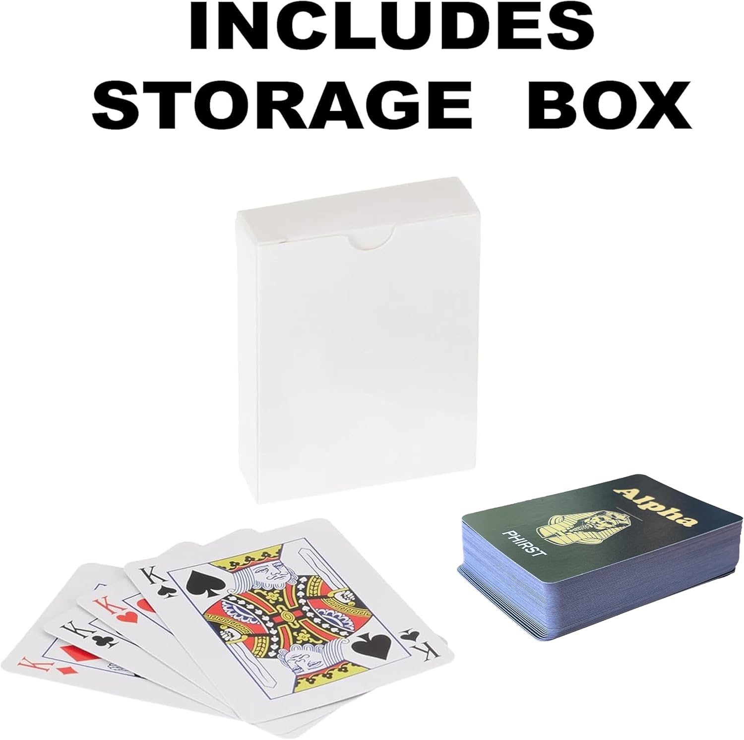 Alpha Fraternity Gift Playing Cards - Standard Size